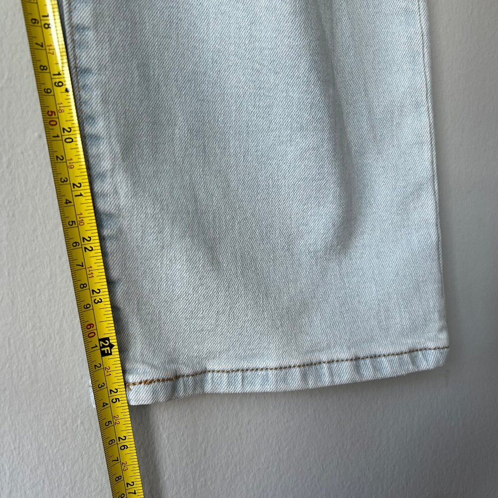 Levi’s Jeans Ribcage Straight Ankle Light Wash Denim Size 30x27 Womens High Rise - Picture 8 of 8